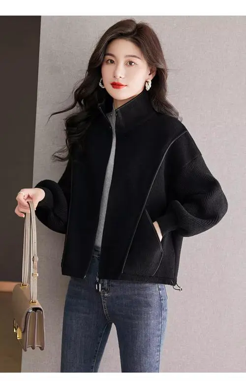 短款毛呢上衣怎么搭配图片