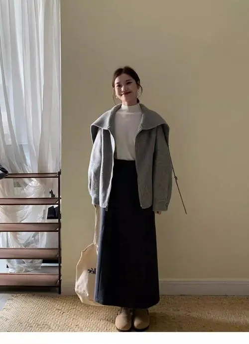 翻毛外衣怎么搭配