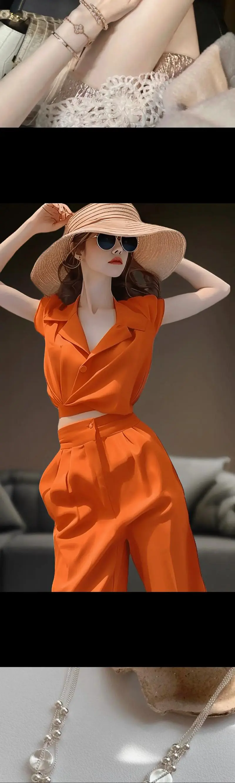 亮橘红色怎么搭配衣服好看