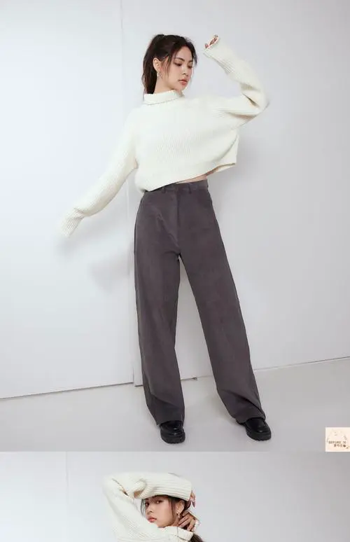 灯芯绒裤子配什么鞋