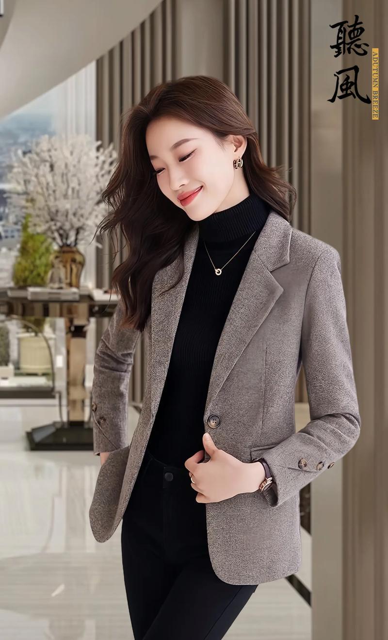 女大西服外套怎么搭配图片搜索