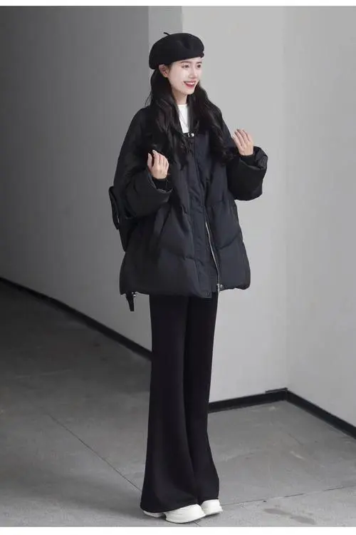 黑色外套 裤子怎么搭配衣服好看图片