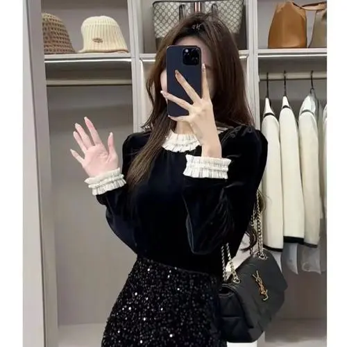 丝绒卫衣怎么搭配图片