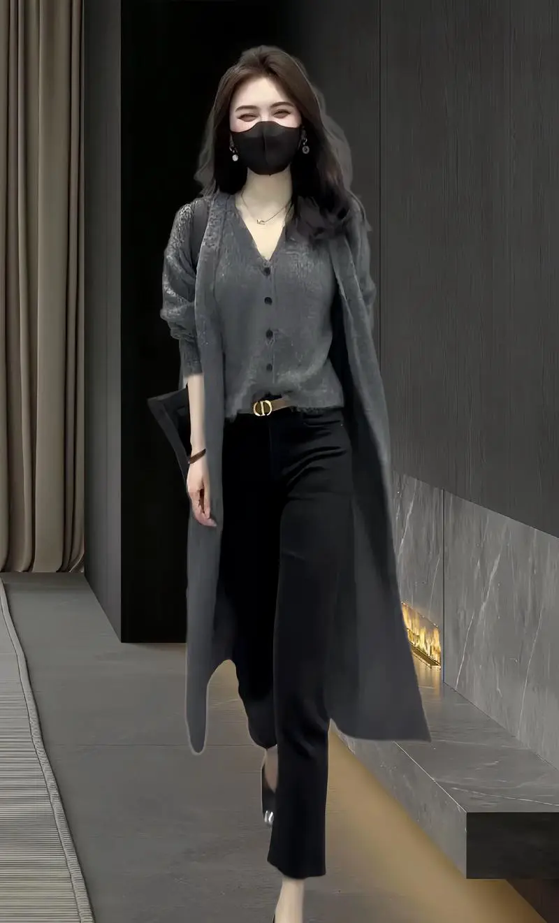 长款毛衣大衣怎么搭配图片