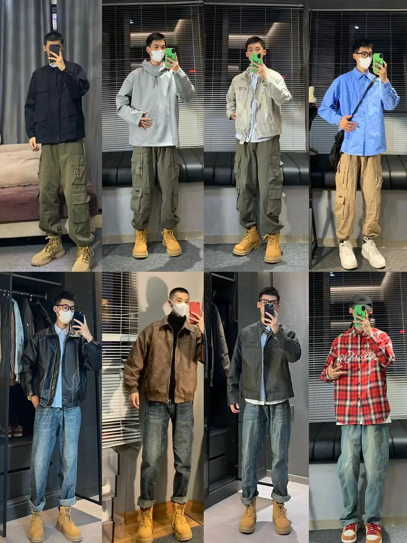 男士靴子怎么搭配衣服图片大全