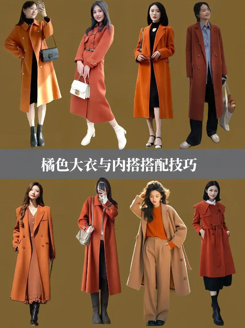 大衣怎么搭配图片大全