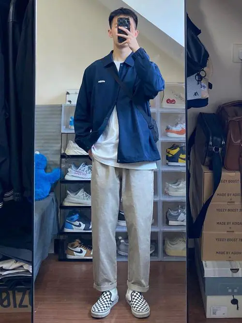 男士卡其色裤子怎么搭配