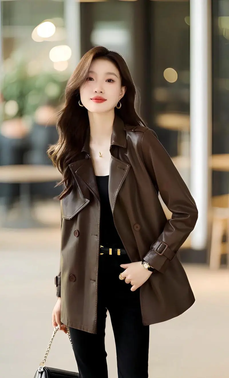 皮衣什么颜色的好看