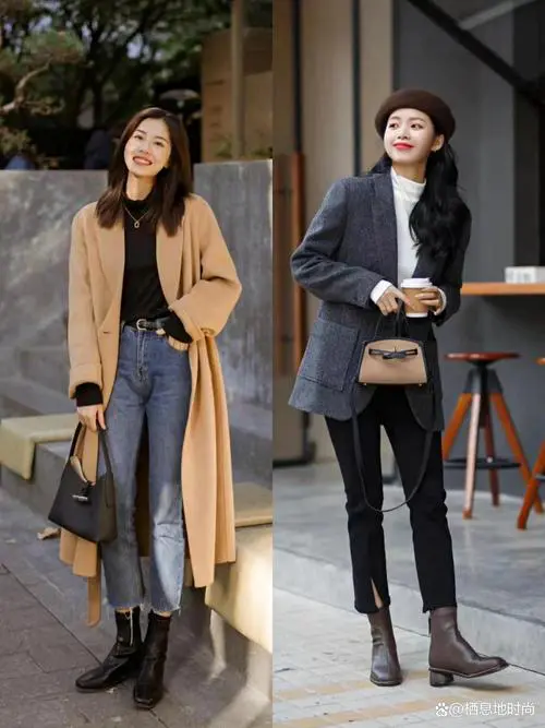 宽口靴怎么搭配