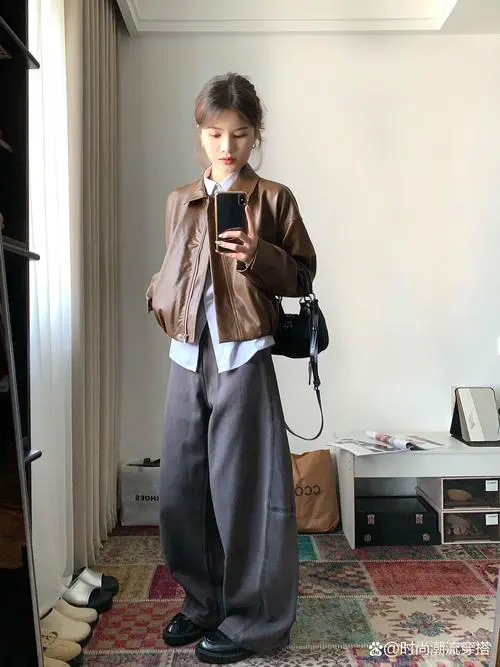 皮短款要怎么搭配