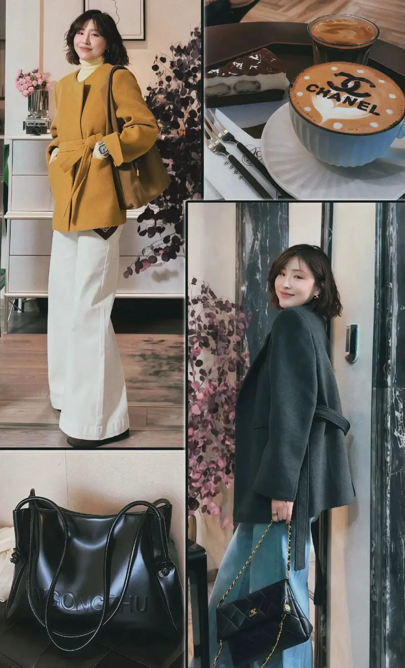 亮黄呢子外套怎么搭配