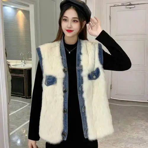 背心皮草怎么搭配