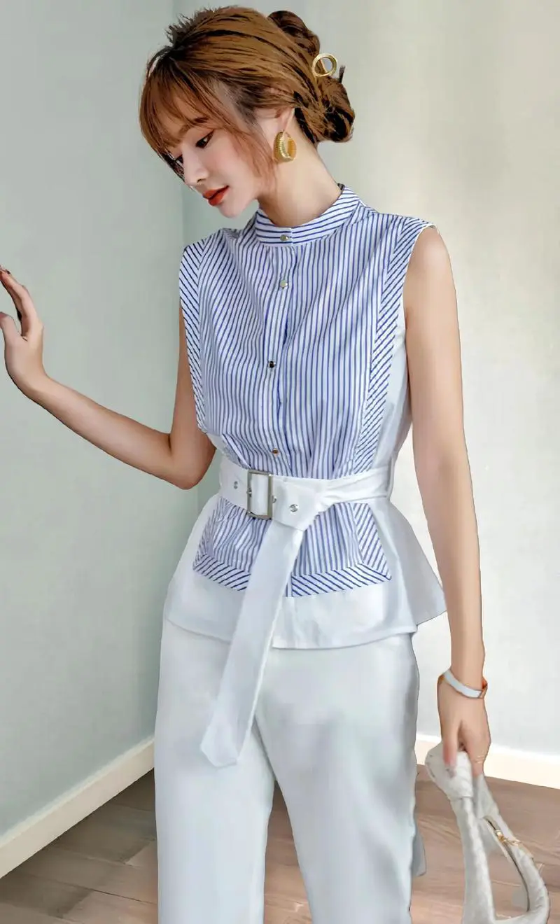 无领衬衫怎么搭配