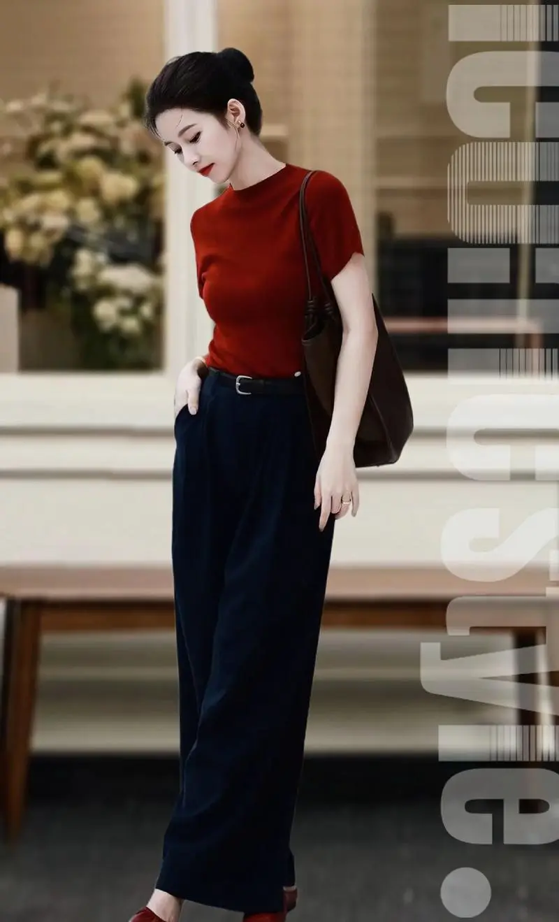 宽松阔裤怎么搭配外套