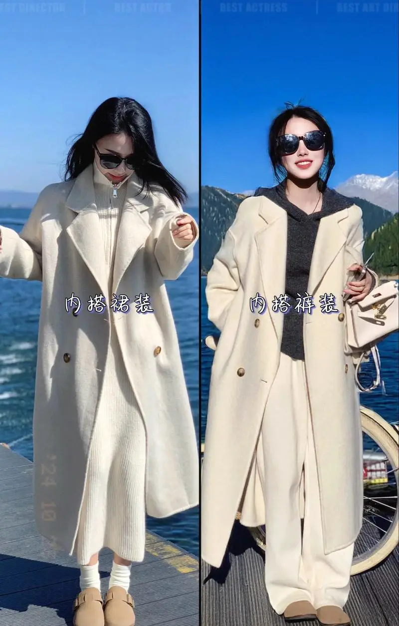 米色风衣怎么搭配什么帽子