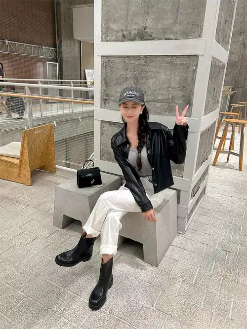 宽口靴怎么搭配