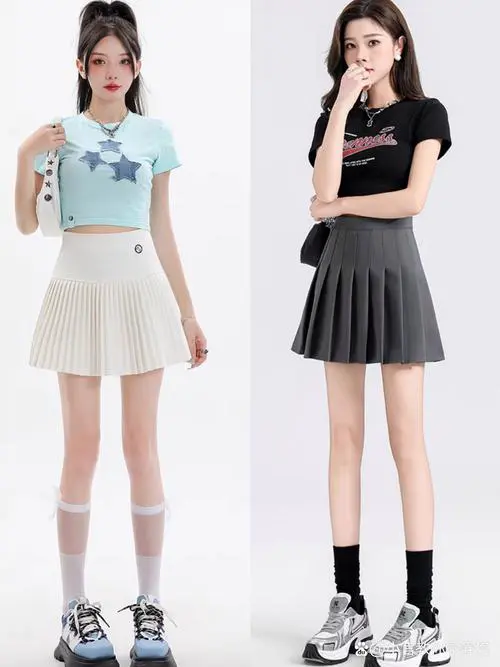 短裙怎么搭配显腿长