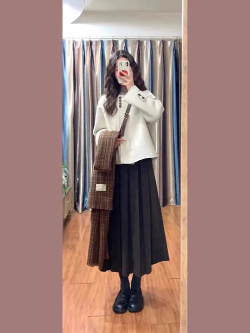 短款毛呢上衣怎么搭配图片