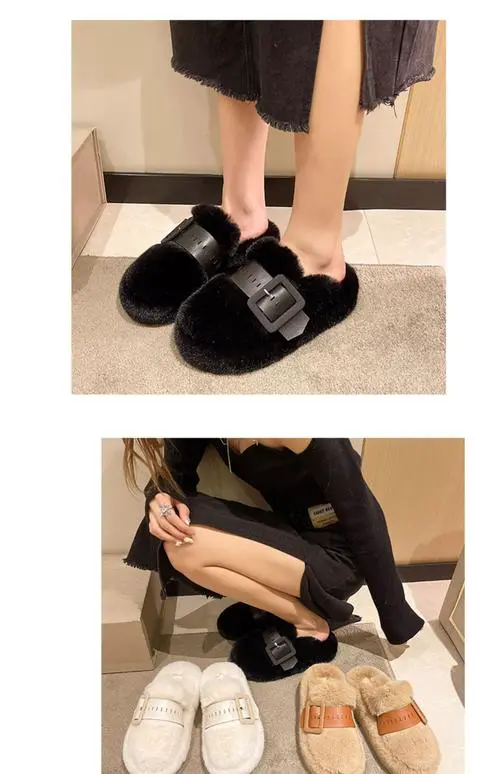 拖鞋外穿冬怎么搭配