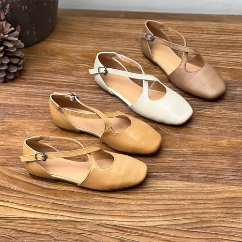 平底绑带单鞋怎么搭配