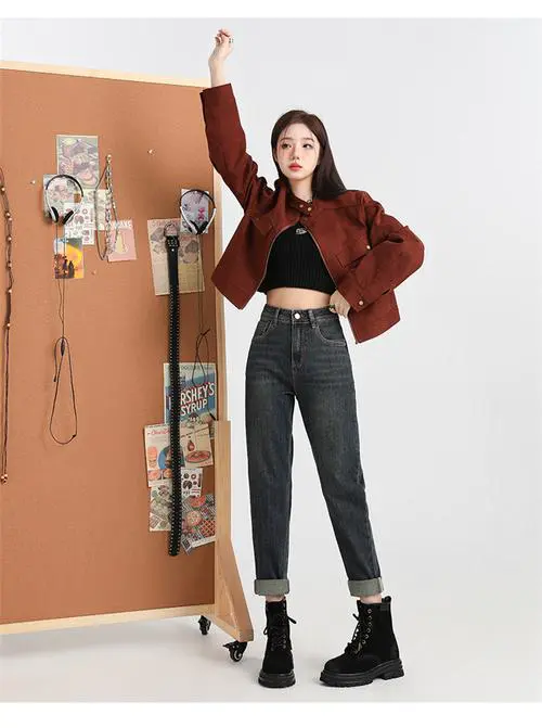 女哈伦裤怎么搭配外套