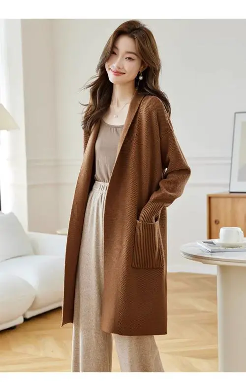 中长款中长款毛衣怎么搭配什么外套好看