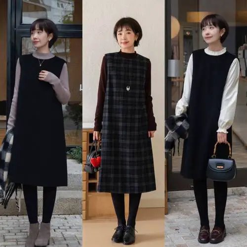 毛毛短靴怎么搭配裙子