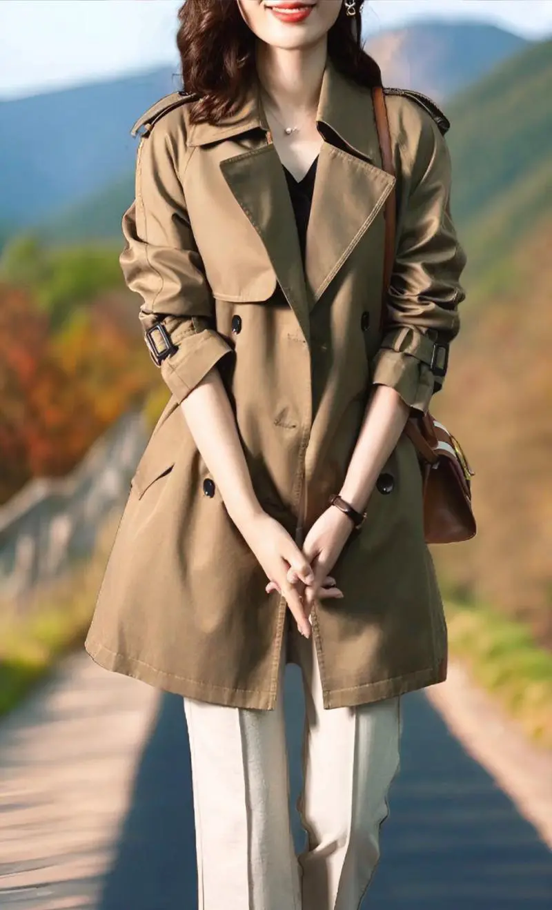 西服风衣怎么搭配图片