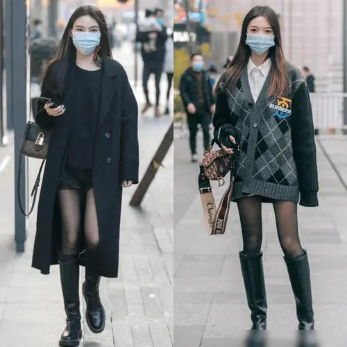 中筒靴怎么搭配衣服