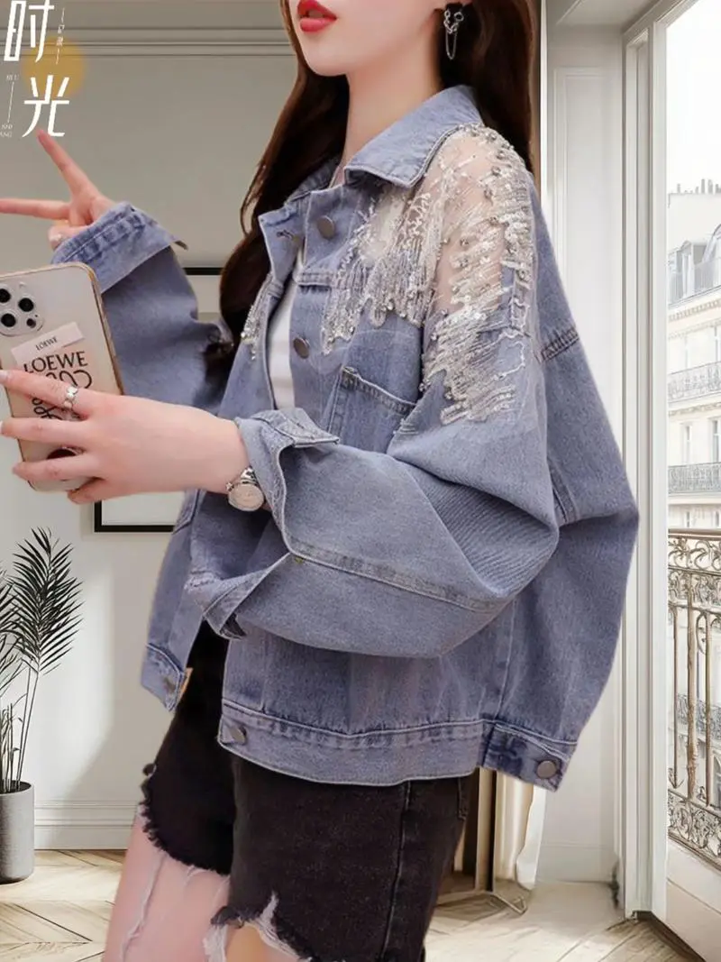 女装牛仔短款上衣外套怎么搭配什么裤子好看图片