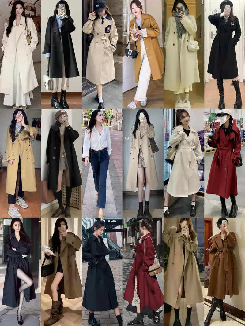 女人风衣怎么搭配