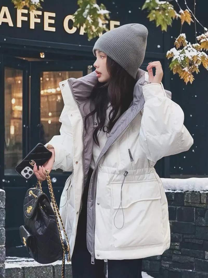 韩版装棉衣怎么搭配图片