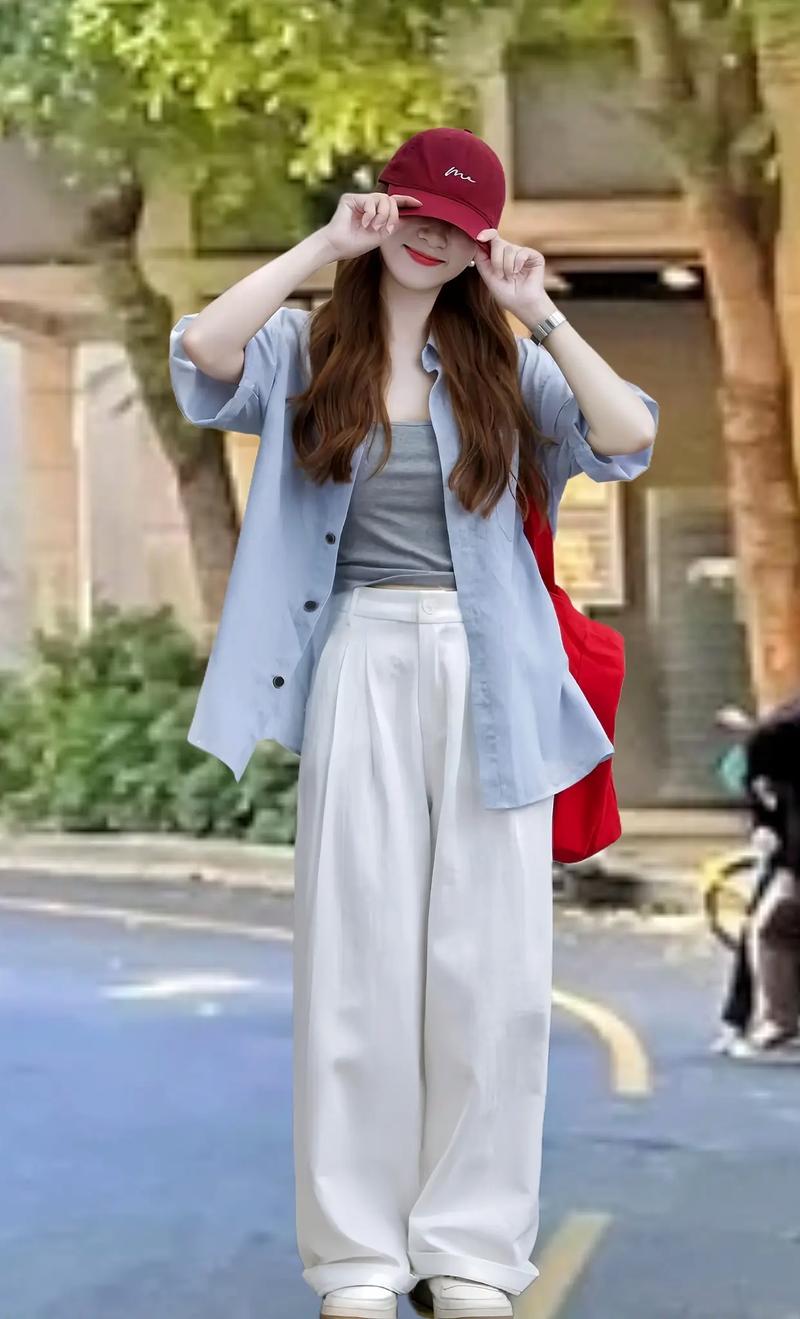 衬衫和裤子怎么搭配图片