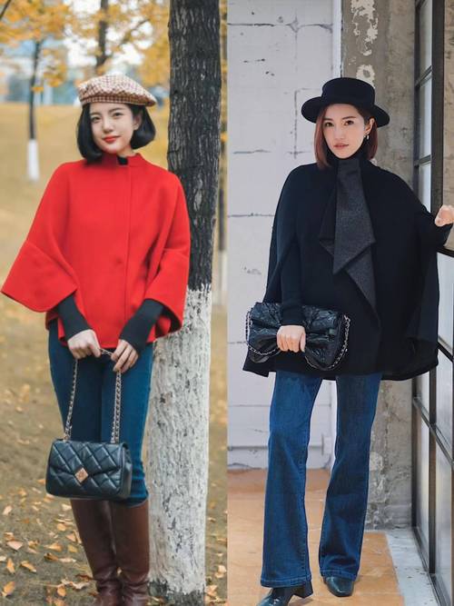 斗篷下面怎么搭配