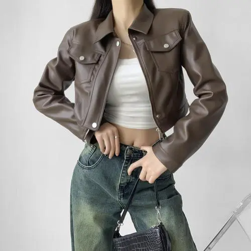 皮衣搭配什么鞋子女