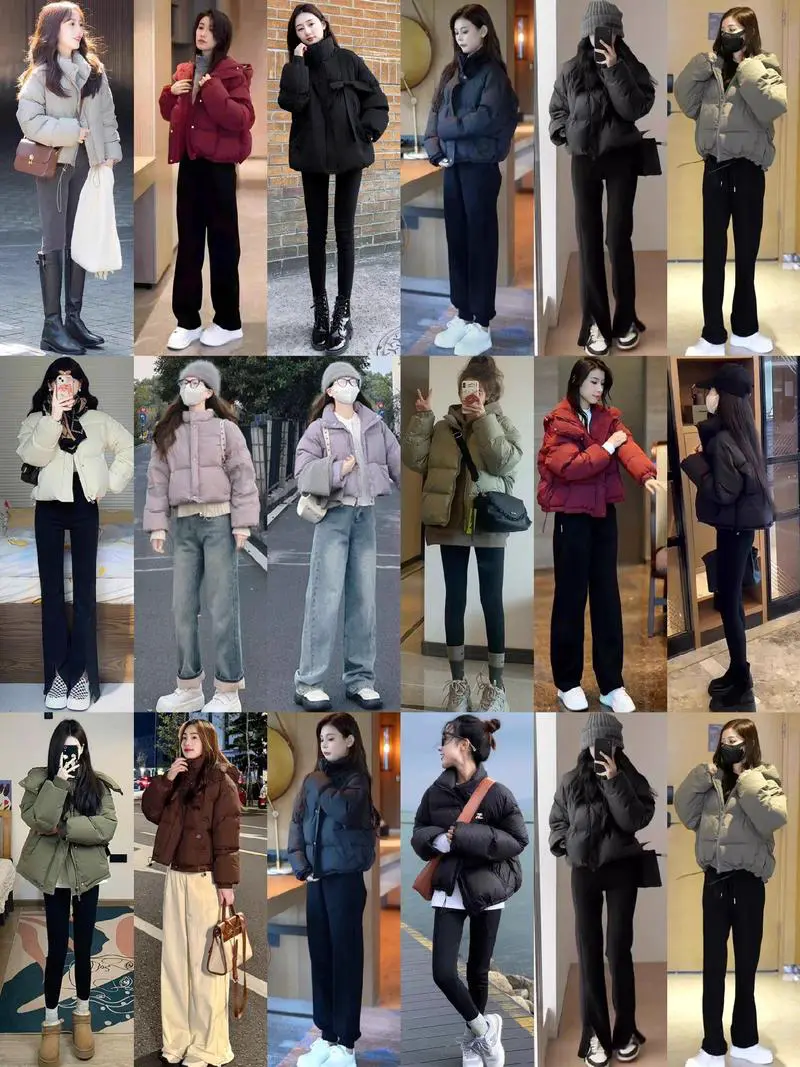 冬天怎么搭配衣服女生图片