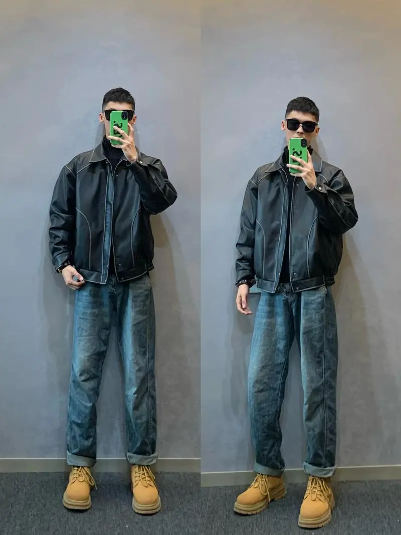 男靴子配什么裤子