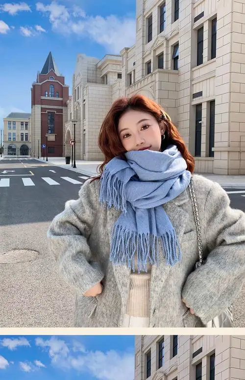 衣服围巾颜色怎么搭配