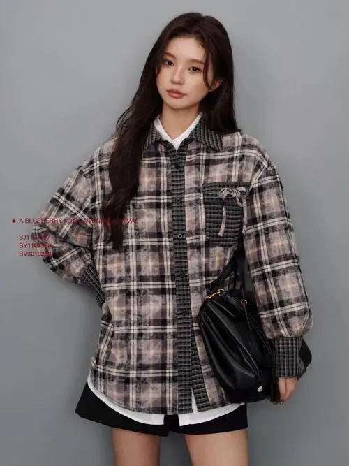 方格衬衫怎么搭配衣服