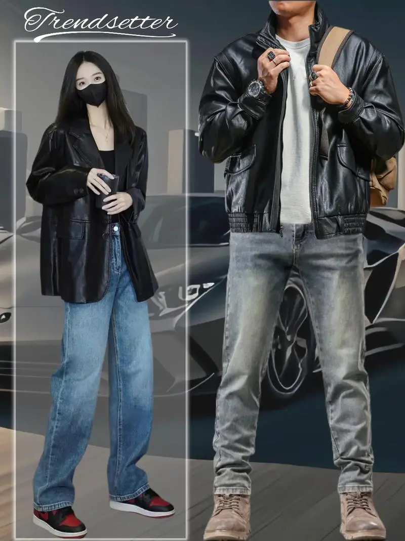 飞行皮夹克怎么搭配好看吗