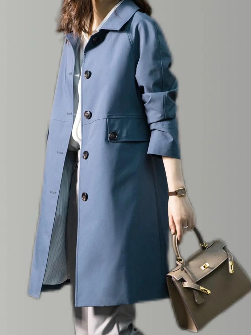 女蓝色外套怎么搭配图片