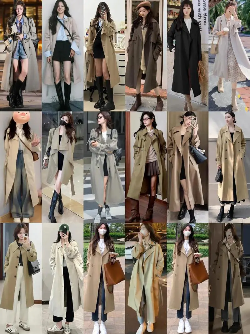 秋冬风衣怎么搭配衣服