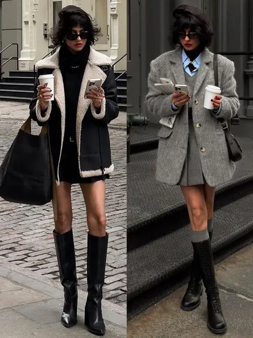 靴子要怎么搭配好看图片