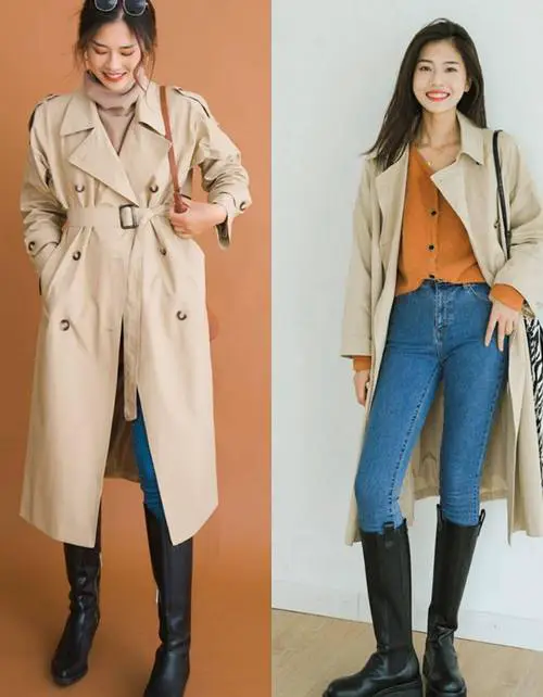 卡其色色裤子怎么搭配