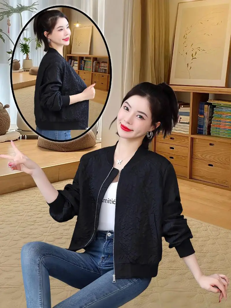 女的休闲夹克外套怎么搭配