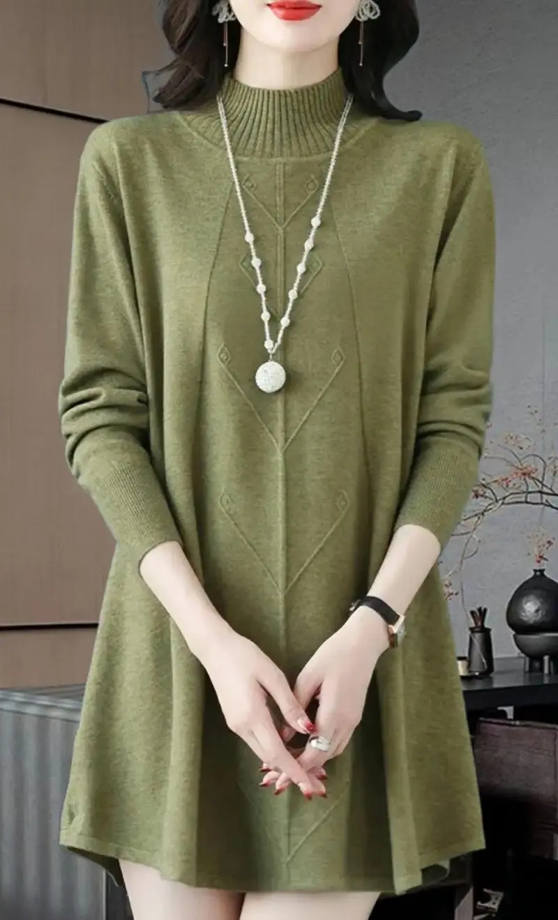 a字毛衣怎么搭配什么外套好看图片