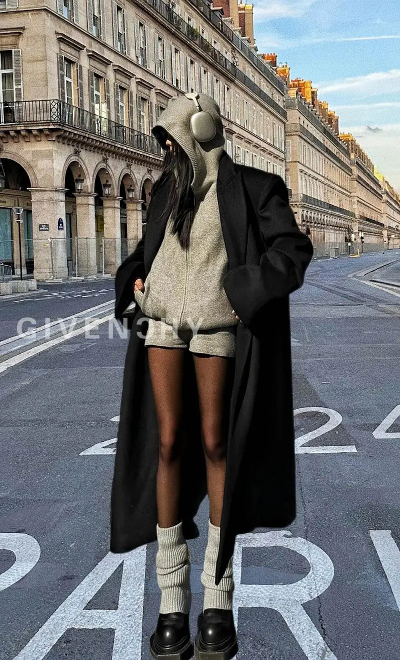 大衣和卫衣怎么搭配