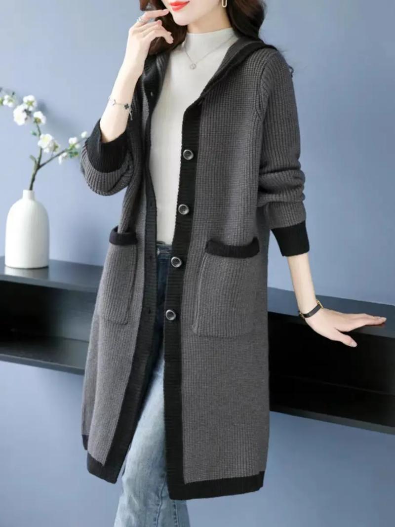 中长款中长款毛衣怎么搭配什么外套好看