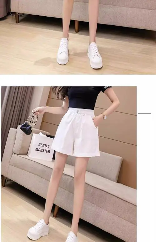 女士高腰短裤怎么搭配