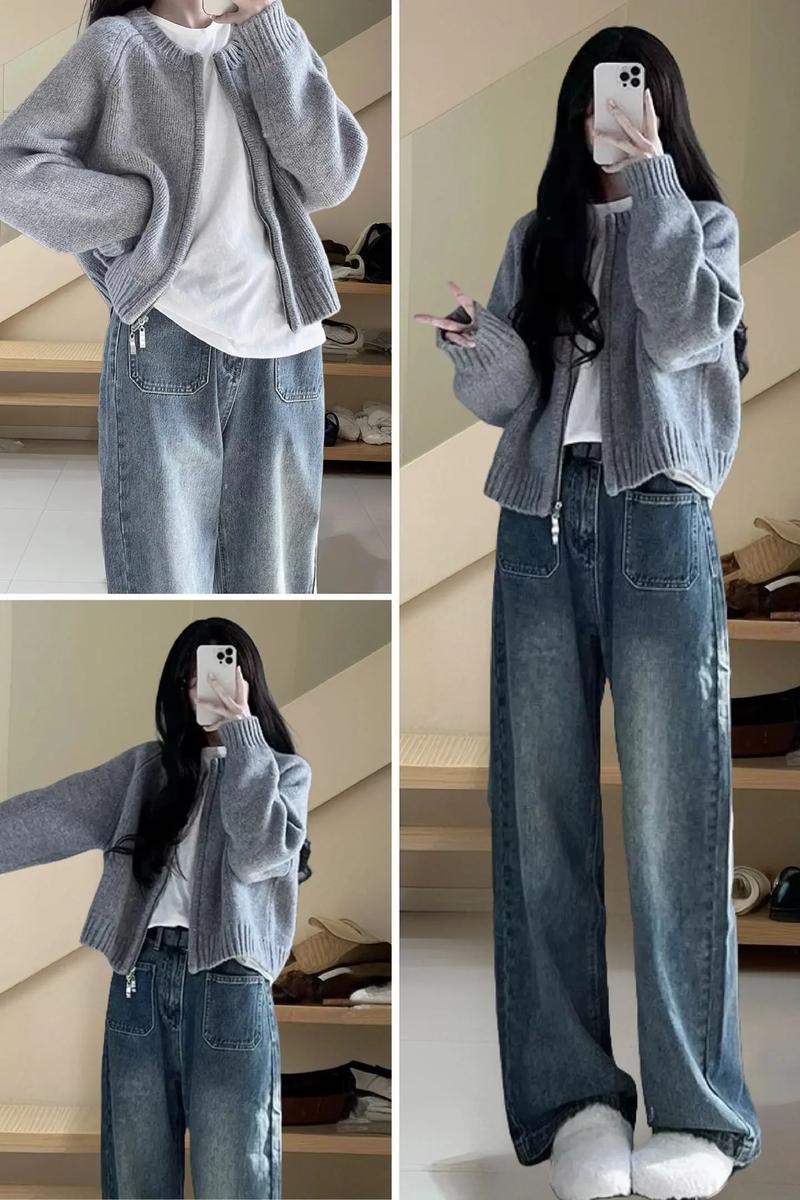 开衫怎么搭配衣服图片欣赏